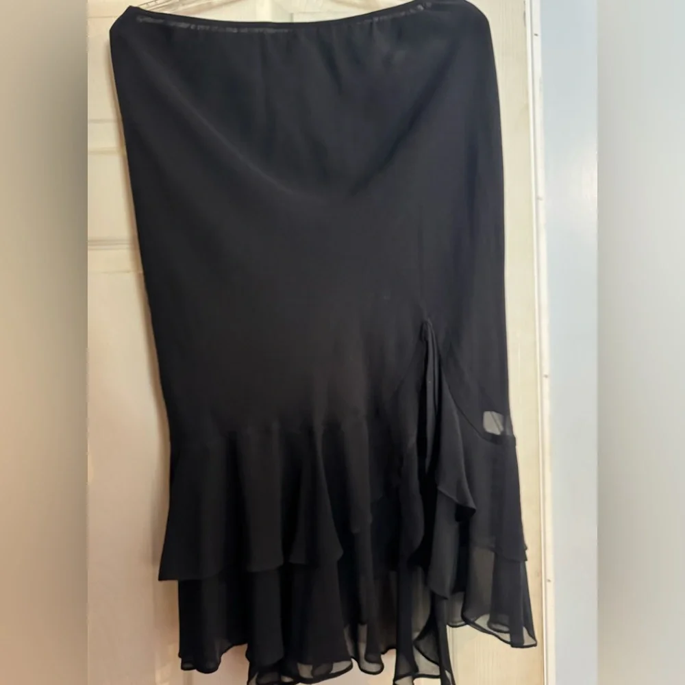 Express Black Asymmetrical Women's Skirt - Picture 2 of 6